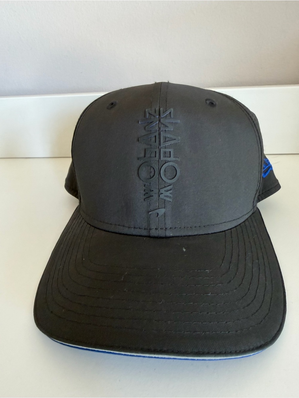 New Era Black Performance Baseball Cap with Subtle‎ Embossed Logo